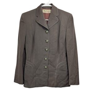 Vintage 40s Womens 5 Button Fitted Blazer Jacket M Pasternak